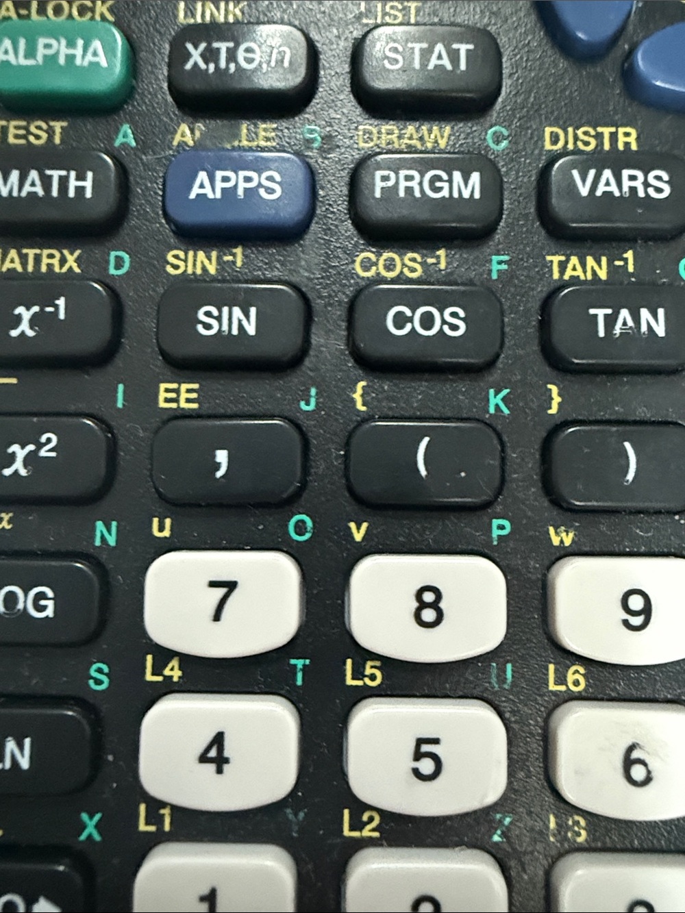 Texas Instruments TI-83 Plus Graphing Calculator with Slide Cover-Tested & Works - Picture 3 of 4